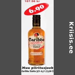 Allahindlus - Muu piiritusjook Caribba Xtabia 35%, 0,5 l