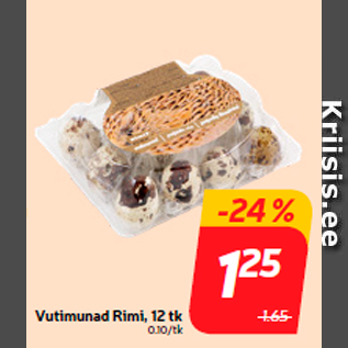 Allahindlus - Vutimunad Rimi, 12 tk