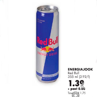 Allahindlus - Energiajook Red Bull