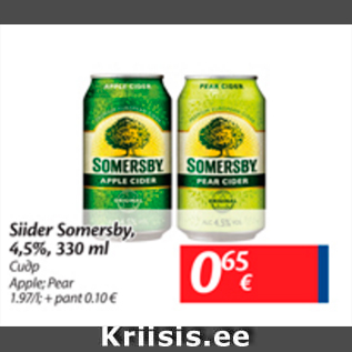 Allahindlus - Siider Somersby