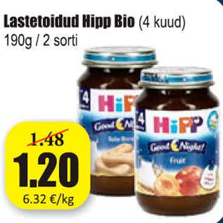 Allahindlus - Lastetoidud Hipp Bio