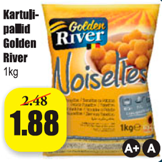 Скидка - Картофельные шарики Golden River 1 кг