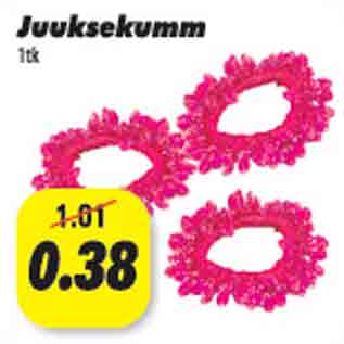 Allahindlus - Juuksekumm 1tk