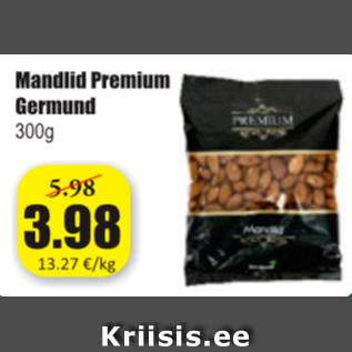 Скидка - Миндаль Premium Germund 300 г