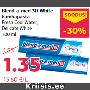 Allahindlus - Blend-a-med 3D White hambapasta