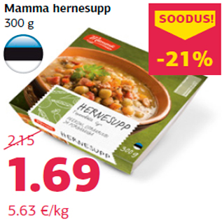 Allahindlus - Mamma hernesupp 300 g