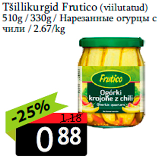 Allahindlus - Tšillikurgid Frutico