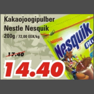 Allahindlus - Kakaojoogipulber Nestle Nesquik