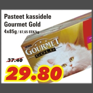 Allahindlus - Pasteet kassidele Gourmet Gold