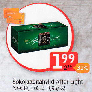 Allahindlus - Šokolaaditahvlid After Eight