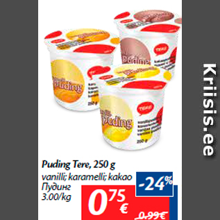 Allahindlus - Puding Tere, 250 g