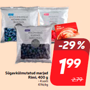 Скидка - Замороженные ягоды Rimi, 400 г