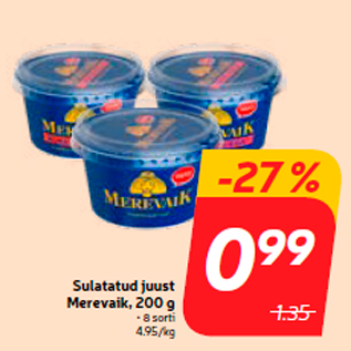 Allahindlus - Sulatatud juust Merevaik, 200 g