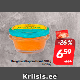 Allahindlus - Haugimari Kapten Grant, 100 g