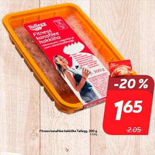 Allahindlus - Fitness kanafilee hakkliha Tallegg, 300 g