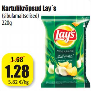 Allahindlus - Kartulikrõpsud Lay´s