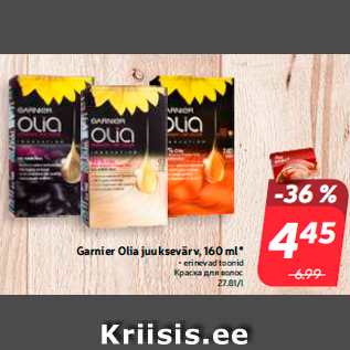 Allahindlus - Garnier Olia juuksevärv, 160 ml*