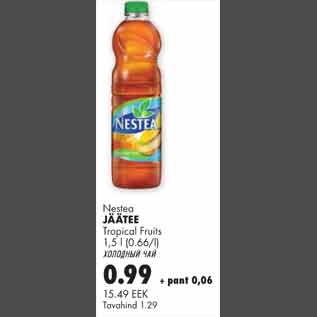 Allahindlus - Nestea jäätee Tropical Fruits