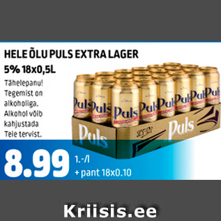 Allahindlus - HELE ÕLU PULS EXTRA LAGER