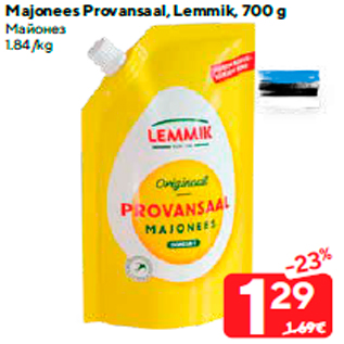 Allahindlus - Majonees Provansaal, Lemmik, 700 g