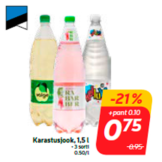 Allahindlus - Karastusjook, 1,5 l