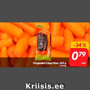 Скидка - Морковь Crispy Rimi, 200 г