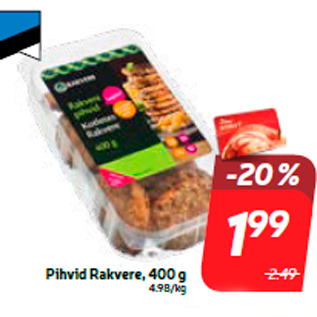 Allahindlus - Pihvid Rakvere, 400 g