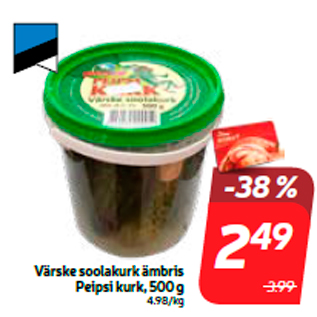 Allahindlus - Värske soolakurk ämbris Peipsi kurk, 500 g