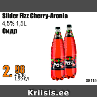 Allahindlus - Siider Fizz Cherry-Aronia