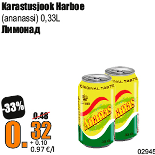 Allahindlus - Karastusjook Harboe