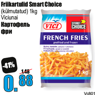 Allahindlus - Friikartulid Smart Choice