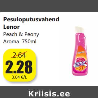 Allahindlus - Pesuloputusvahend Lenor