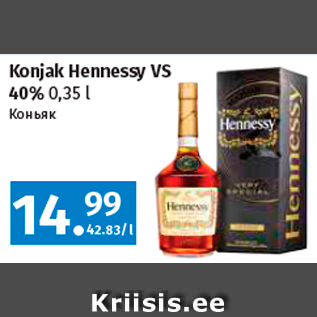 Allahindlus - Konjak Hennessy VS