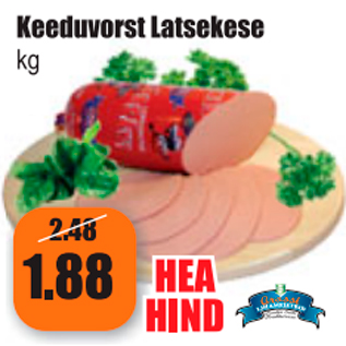 Allahindlus - Keeduvorst Lastekese kg