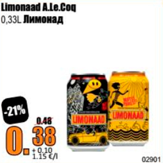 Allahindlus - Limonaad A.Le. Coq 0,33 L