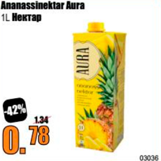 Allahindlus - Ananassinektar Aura 1 L
