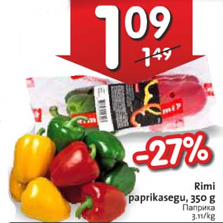 Allahindlus - Rimi paprikasegu, 350 g