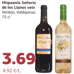 Allahindlus - Hispaania Senerio de los Llanos vein