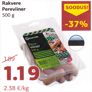 Allahindlus - Rakvere Pereviiner 500 g