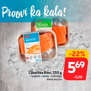 Allahindlus - Lõhefilee Rimi, 250 g