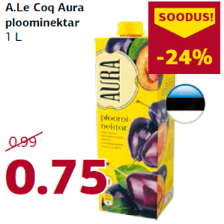 Allahindlus - A.Le Coq Aura ploominektar 1 L