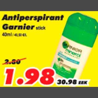 Allahindlus - Antiperspirant Garnier stick