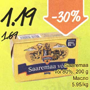 Allahindlus - Saaremaa või 80%, 200 g