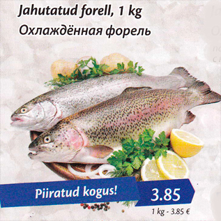 Allahindlus - Jahutatud forell, 1 kg