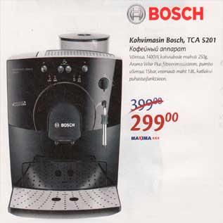 Allahindlus - Коhvimаsiт Bosch, ТСA 5201