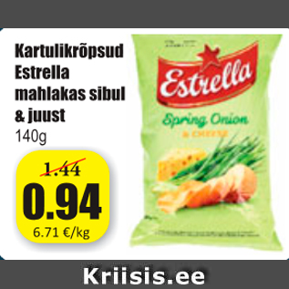 Скидка - Картофельные чипсы