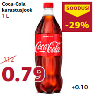 Allahindlus - Coca-Cola karastusjook 1 L