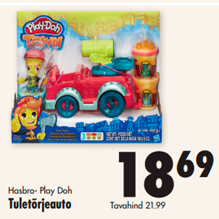 Allahindlus - Hasbro- Play Doh Tuletõrjeauto