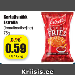 Скидка - Картофельные закуски Estrella