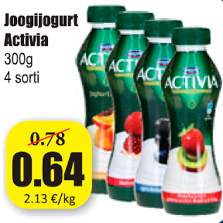 Allahindlus - Joogijogurt Activia